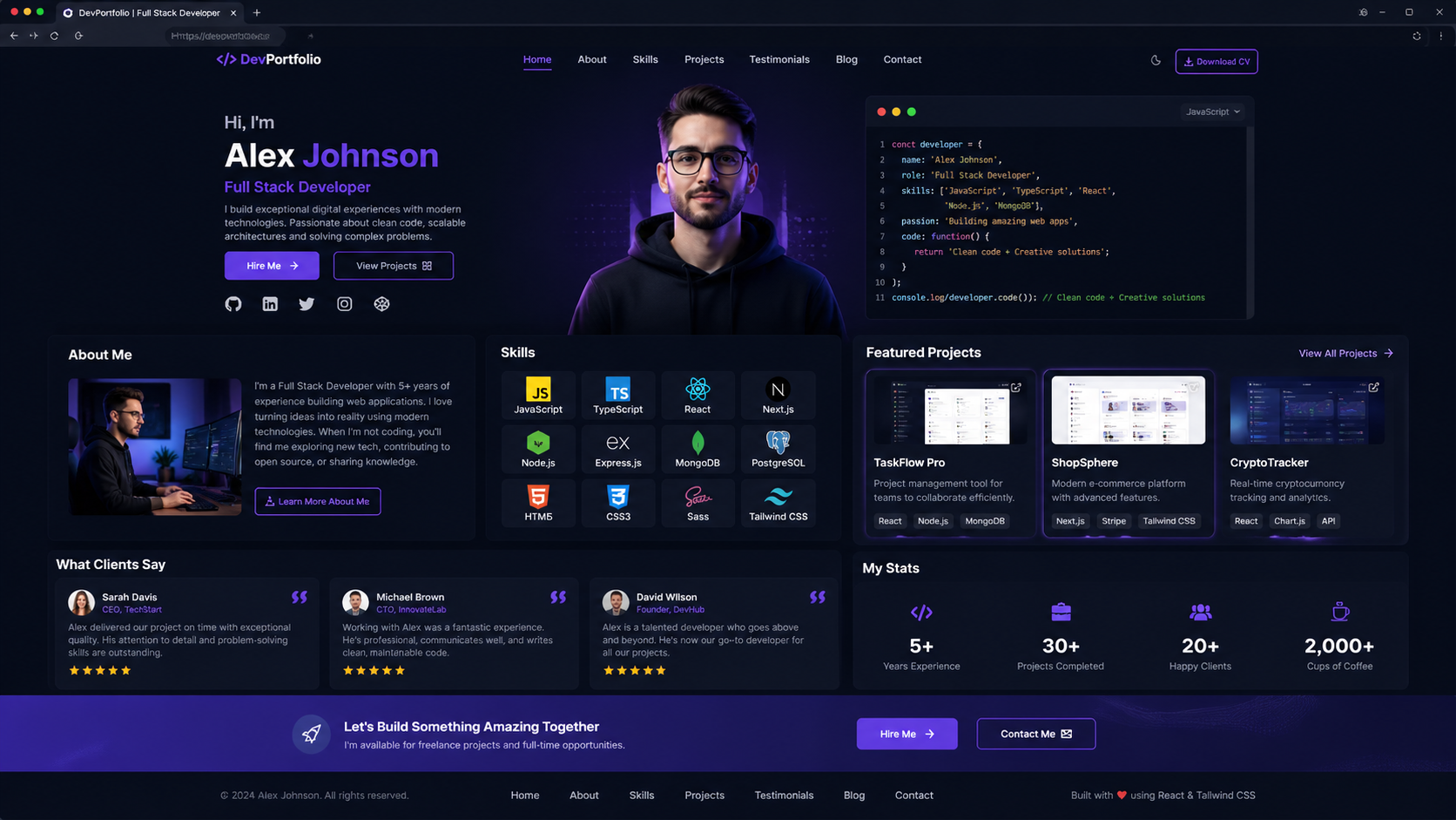 Developer Portfolio