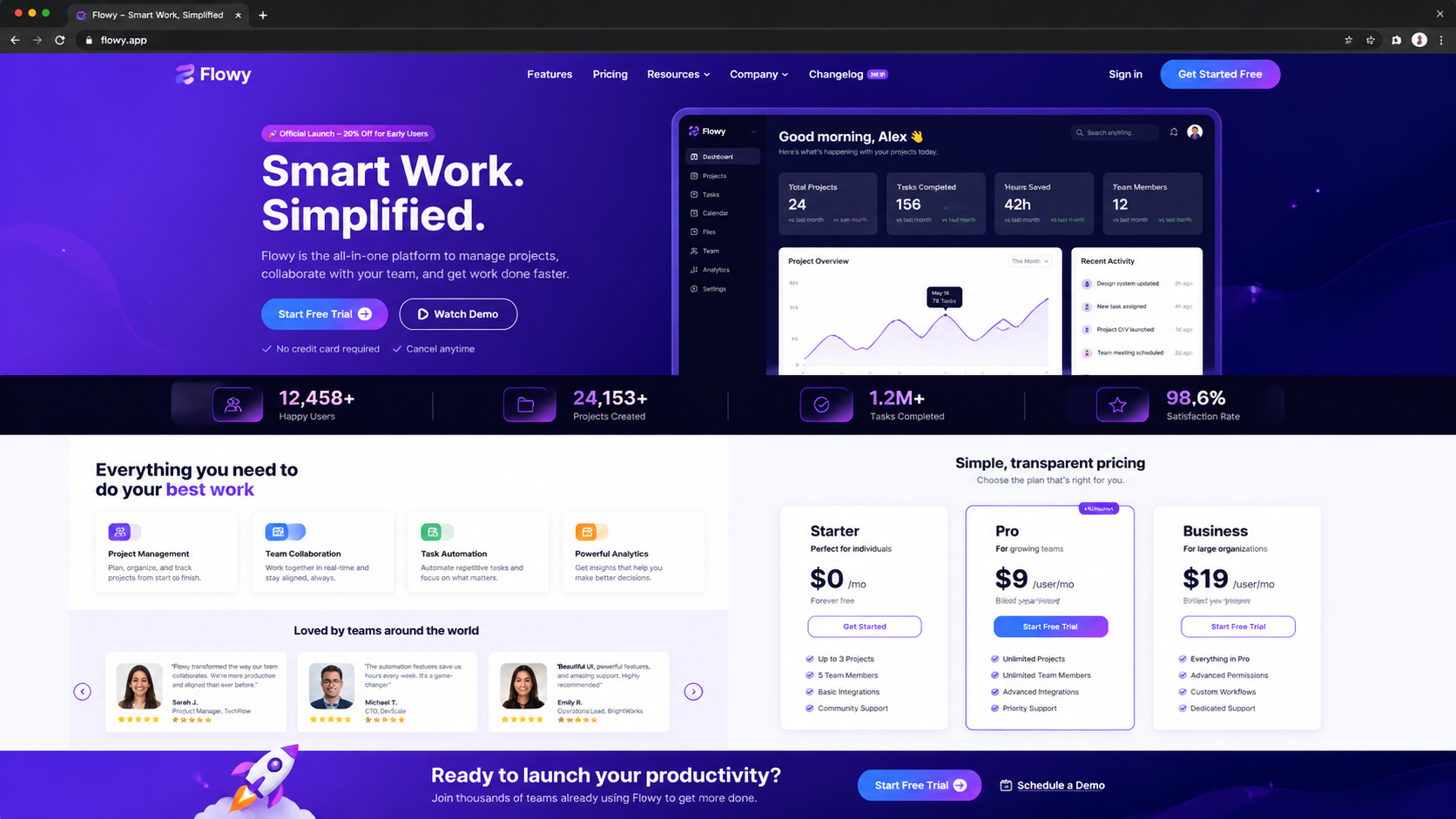Startup Launch